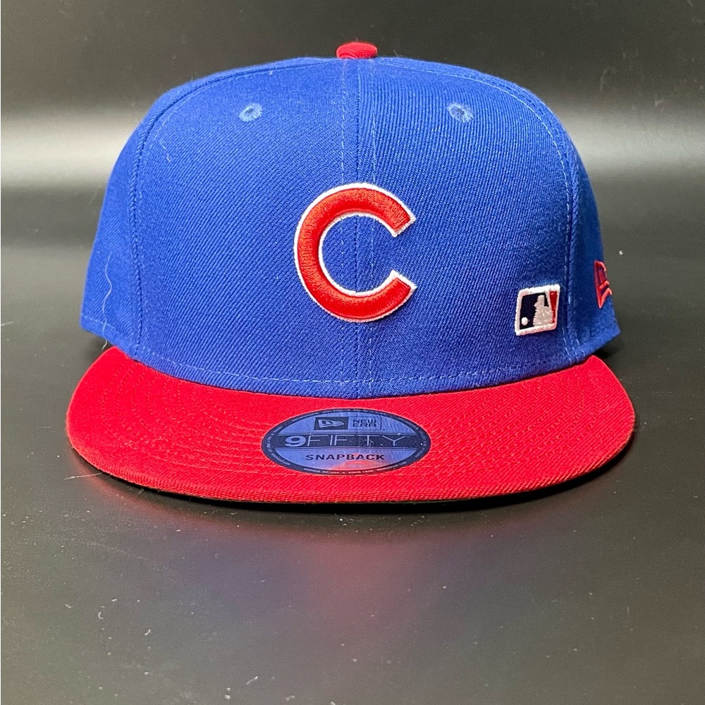 Chicago Cubs Snapback Hat New Era Back letter Arch 9FIFTY Blue Red Green Visor